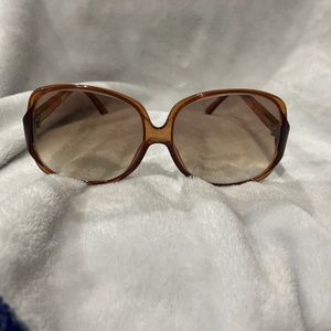 Vintage 70's Christian Dior Sunglasses has prescription lenses in